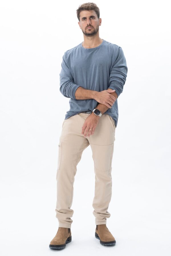 REDBACK WASHED LONG-T / Blue