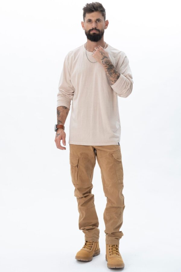 REDBACK WASHED LONG-T / Beige