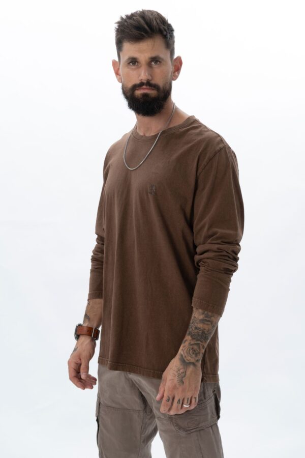 REDBACK WASHED LONG-T / Brown